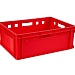 Ящик многооборотный Е2 сплошной 600х400х200 мм морозостойкий